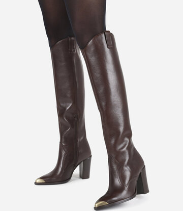 BRONX Shoes BRONX NEW-AMERICANA  COFFEE BEAN KNIELAARZEN