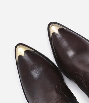 BRONX Shoes BRONX NEW-AMERICANA  COFFEE BEAN KNIESTIEFEL