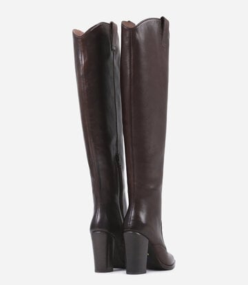 BRONX Shoes BRONX NEW-AMERICANA  COFFEE BEAN KNEE BOOTS