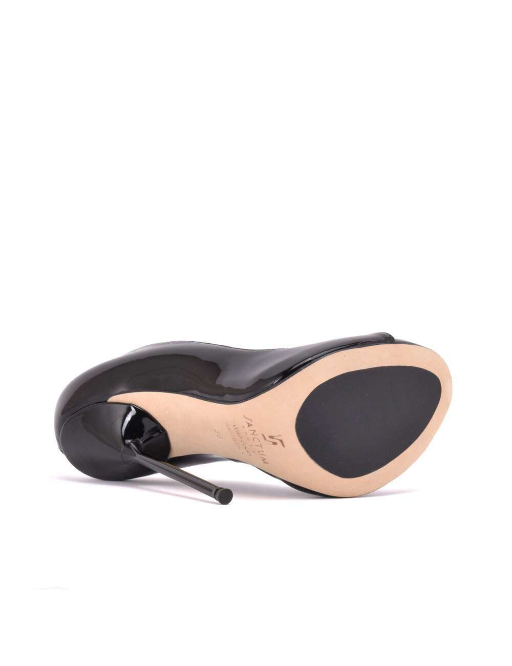 Sanctum Sanctum Pumps CLAUDINE SCHWARZE GLÄNZENDE PUMPS MIT OFFENER ZEHE