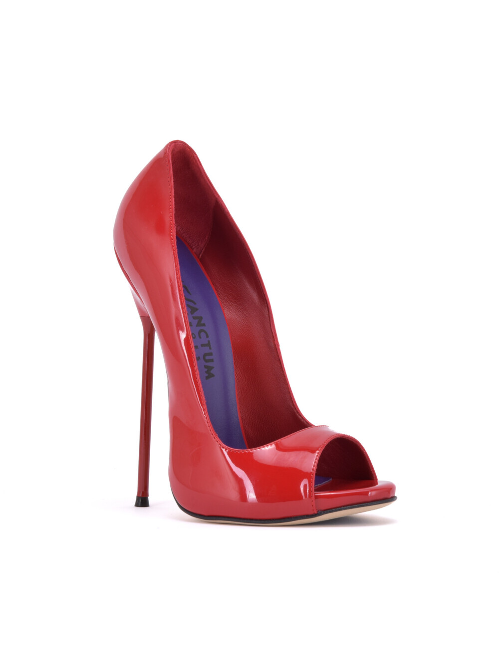 Sanctum Shoes Sanctum pumps CLAUDINE RED SHINY OPEN TOE PUMPS