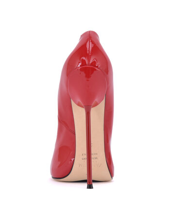 Sanctum Shoes Sanctum Pumps CLAUDINE ROT GLÄNZENDE PUMPS MIT OFFENER ZEHE