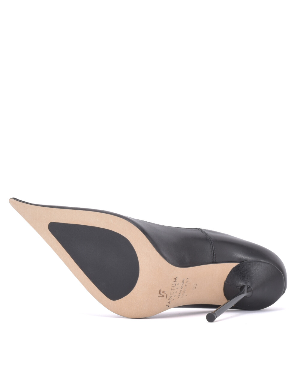 Sanctum Shoes CRUELLA EXTREME PUNTIGE PUMPS ZWART NAPPA