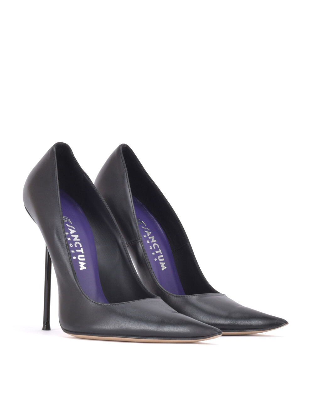 Sanctum Shoes CRUELLA EXTREME POINTY PUMPS BLACK NAPPA