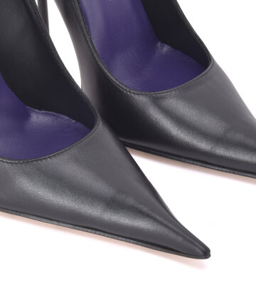 Sanctum Shoes CRUELLA EXTREME POINTY PUMPS BLACK NAPPA