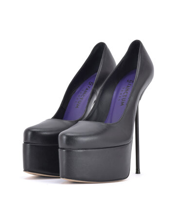 Sanctum Sanctum Shoes ALEXANDRA BLACK MATTE PLATFORM PUMPS