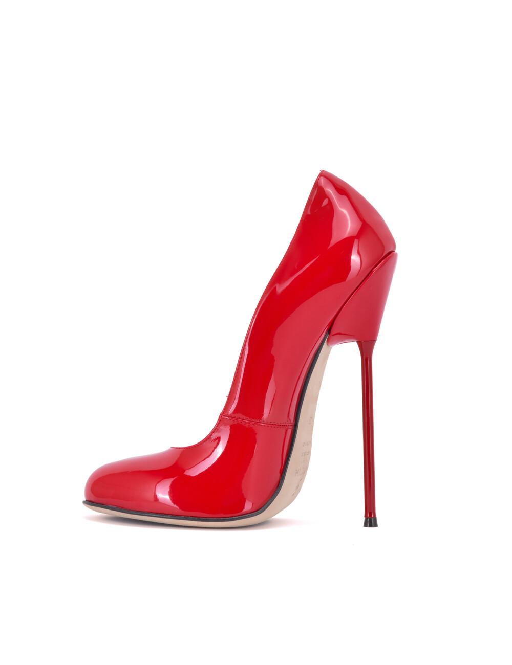 Sanctum Shoes Sanctum Shoes VALENTINA ROTE GLÄNZENDE PUMPS MIT RUNDER SPITZE