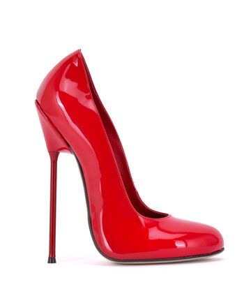 Sanctum Shoes Sanctum Shoes VALENTINA ROOD GLANZENDE PUMPS MET RONDE NEUS