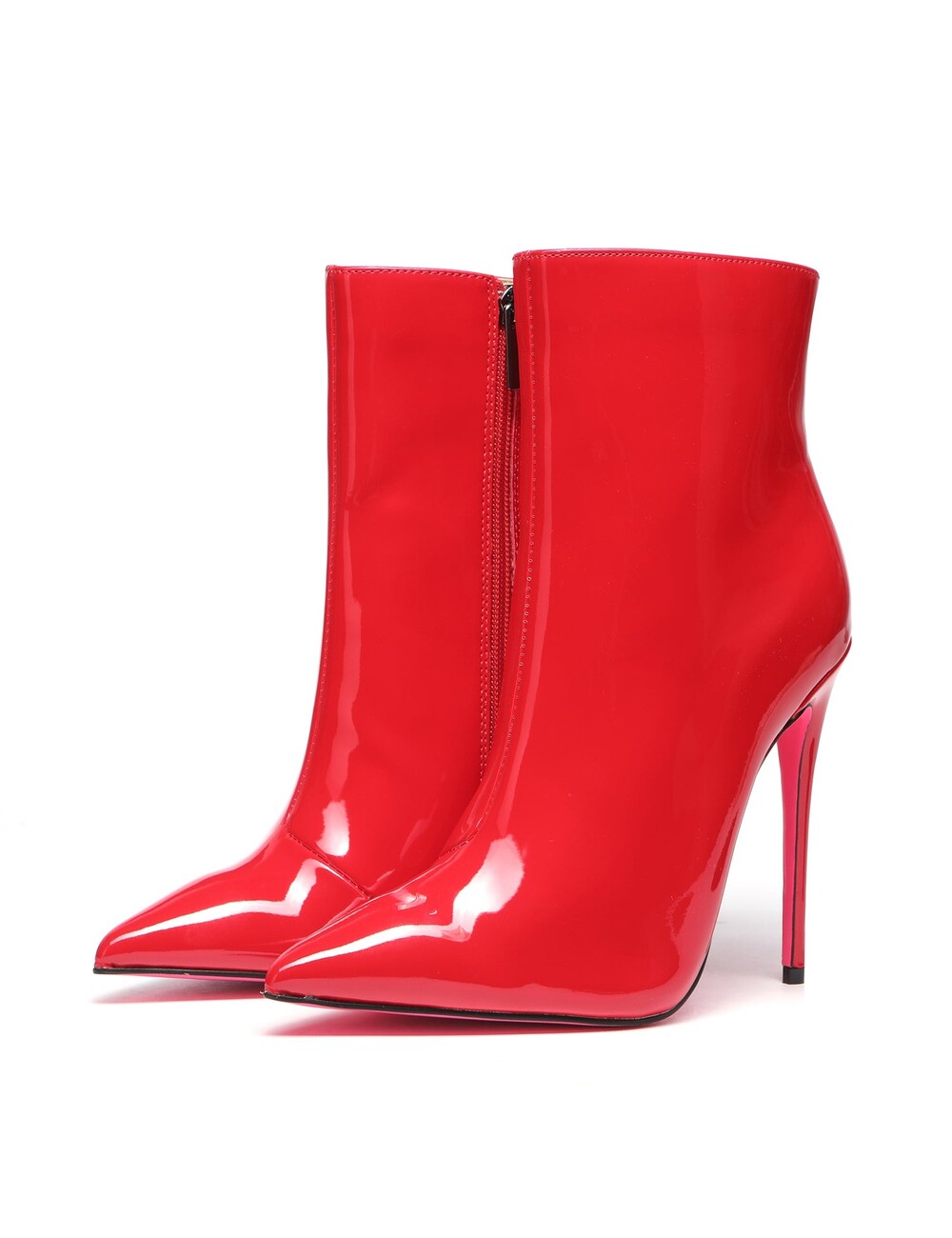 Giaro Giaro TALIA ROTE GLÄNZENDE STIEFELETTEN