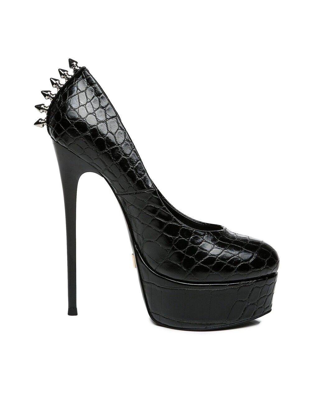 Giaro Black  Crock  Giaro "Bad Girl" platform pumps with spikes