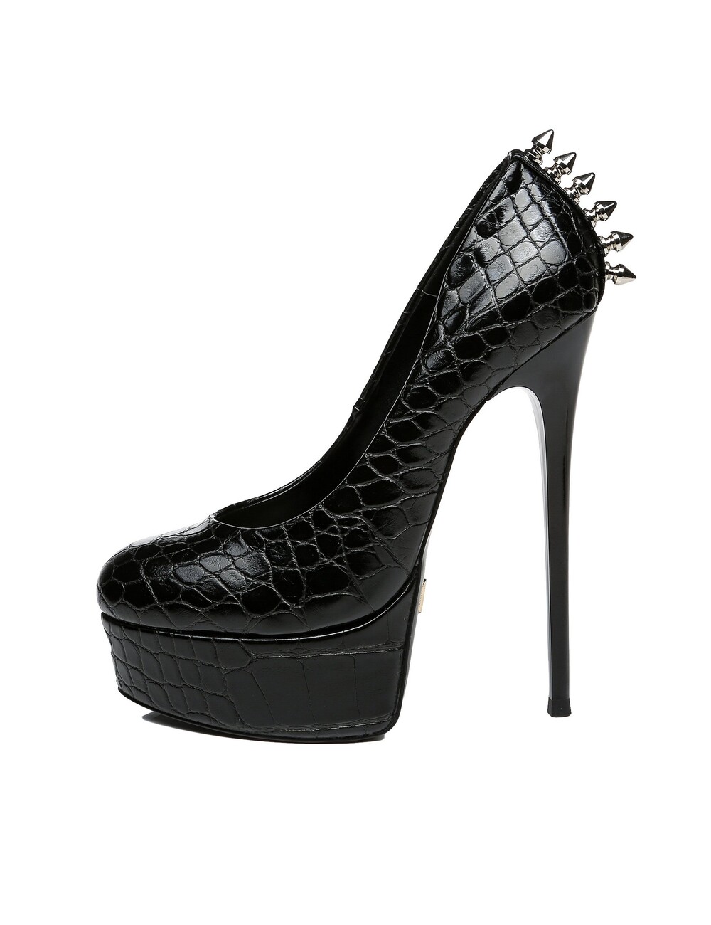 Giaro Black  Crock  Giaro "Bad Girl" platform pumps with spikes