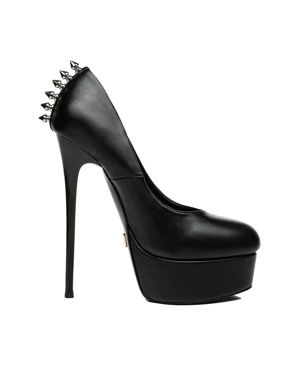 Giaro Schwarze matte Giaro „Bad Girl“ Plateaupumps mit Spikes