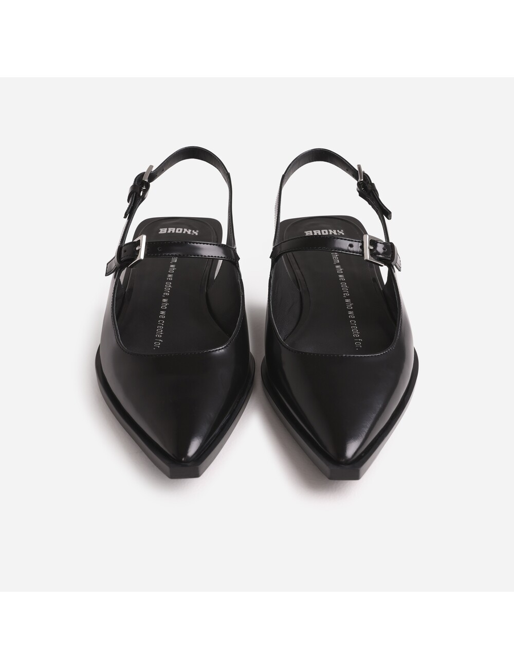BRONX Shoes BRONX LAUR-YNN BLACK SHINY LEATHER