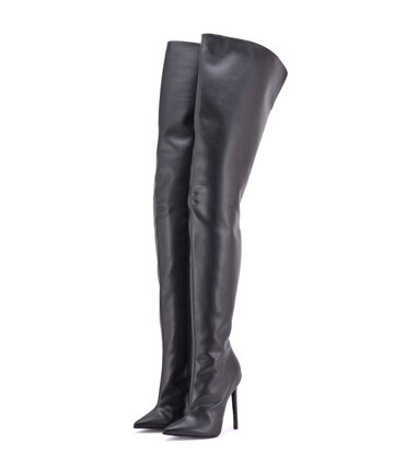 Sanctum Synthetic Leather Extra hoge Crotch Laarzen GIULIA Italiaans synthetisch leer