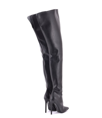 Sanctum Synthetic Leather Extra high Crotch boots GIULIA Italian synthetic leather