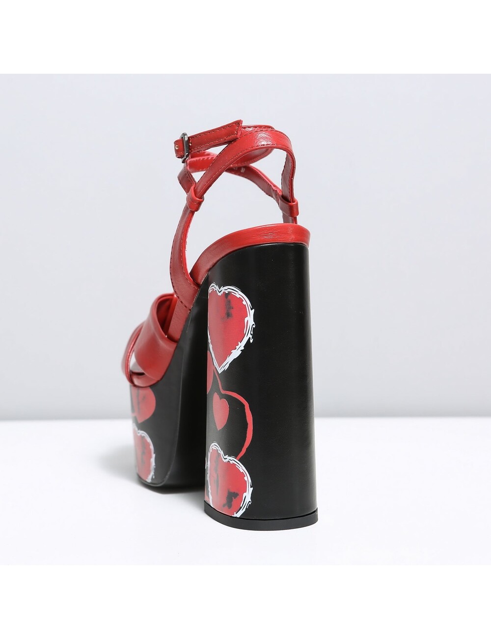 Ellie Tailor by Giaro Rode hartjes chunky hakken "Dolly" van Ellie Tailor