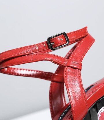 Ellie Tailor by Giaro Red hearts chunky heels  "Dolly" by Ellie Tailor