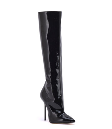 Sanctum Shoes Sanctum JASMIN KNIESTIEFEL SCHWARZ GLÄNZEND