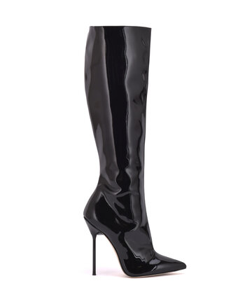 Sanctum Shoes Sanctum JASMIN KNEE BOOTS BLACK SHINY