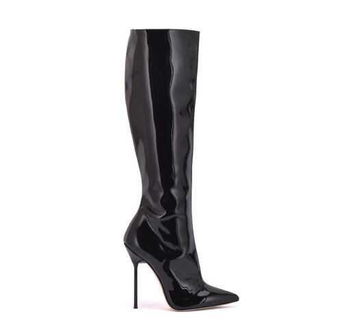 Sanctum Shoes JASMIN KNIESTIEFEL SCHWARZ GLÄNZEND