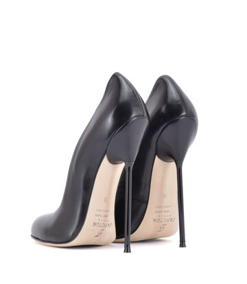 Sanctum Sanctum Shoes  VALENTINA BLACK MATTE GOAT LEATHER ROUND NOSED PUMPS