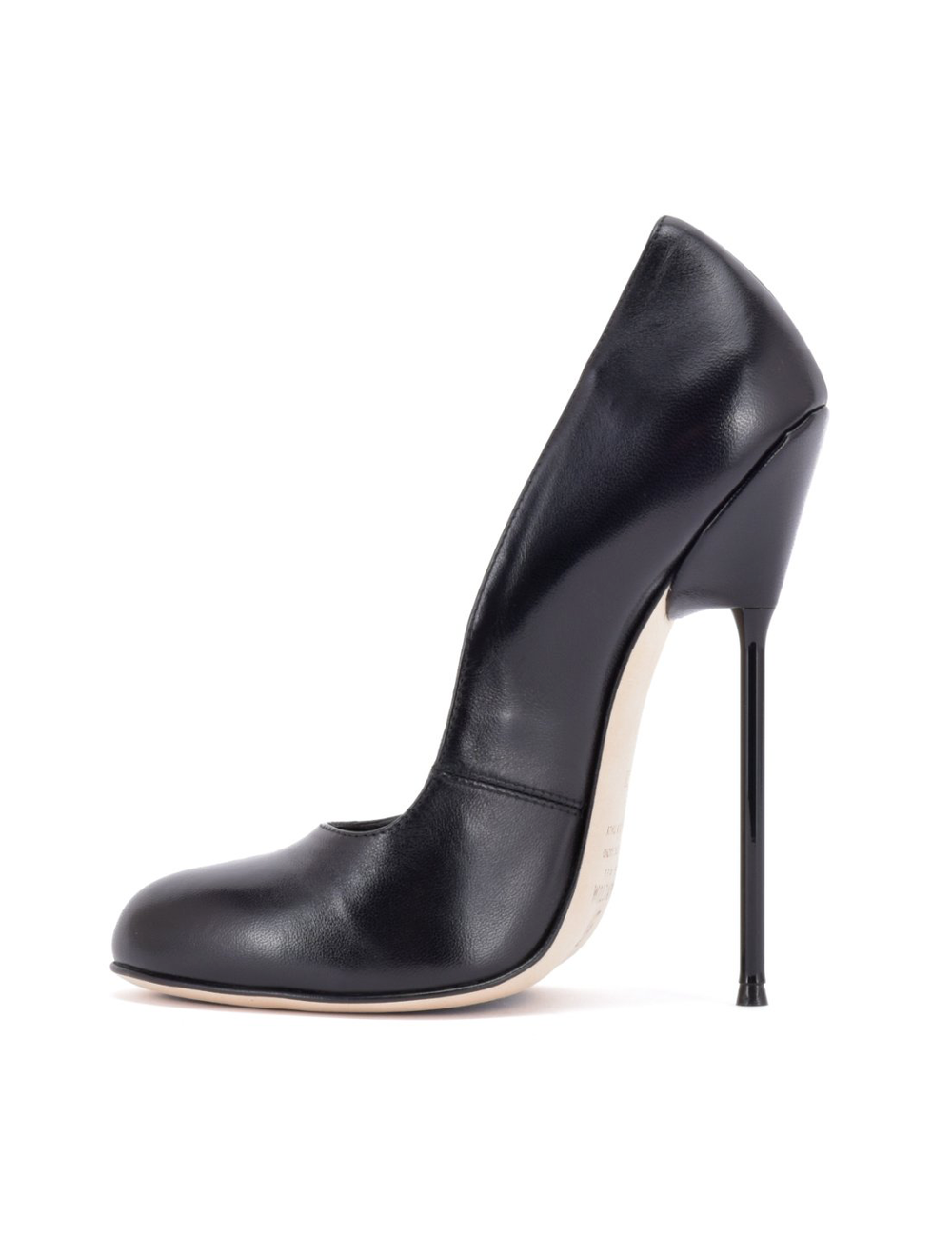 Sanctum Sanctum Shoes VALENTINA SCHWARZE PUMPS MIT RUNDER SPITZE AUS MATTEM ZIEGENLEDER