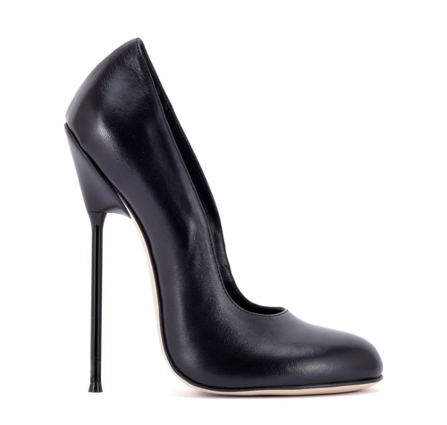Sanctum Shoes VALENTINA ZWARTE MATTE GEITENLEER PUMPS MET RONDE NEUS