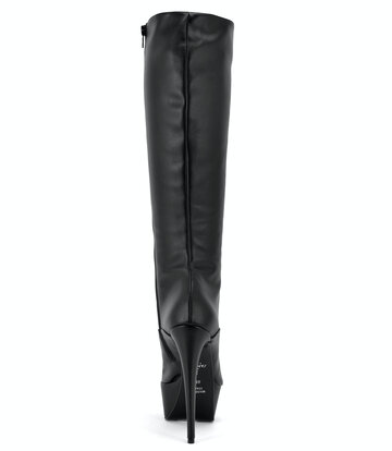 Sanctum Vegan  Sanctum Shoes NINA VETERSCHOENEN PLATFORMLAARZEN ZWART MAT