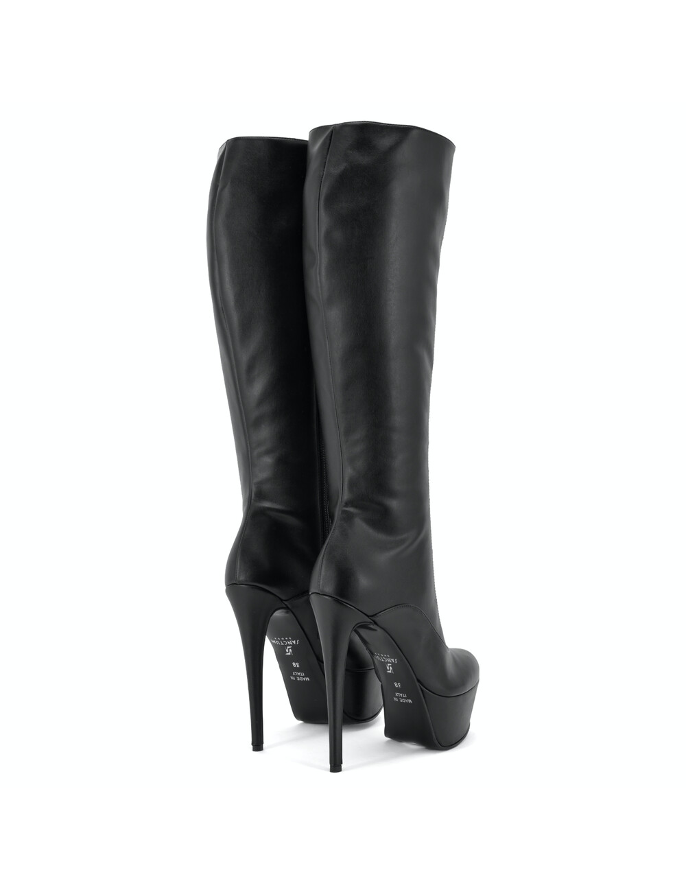 Sanctum Vegan  Sanctum Shoes NINA Plateaustiefel mit Schnürung, schwarz, matt