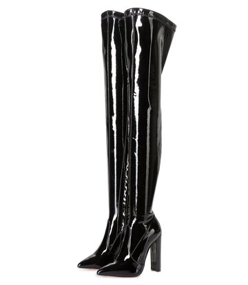 Giaro Giaro Fashion Overknee-Stiefel TRINKET in Schwarz glänzend