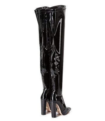Giaro Giaro Fashion Overknee-Stiefel TRINKET in Schwarz glänzend