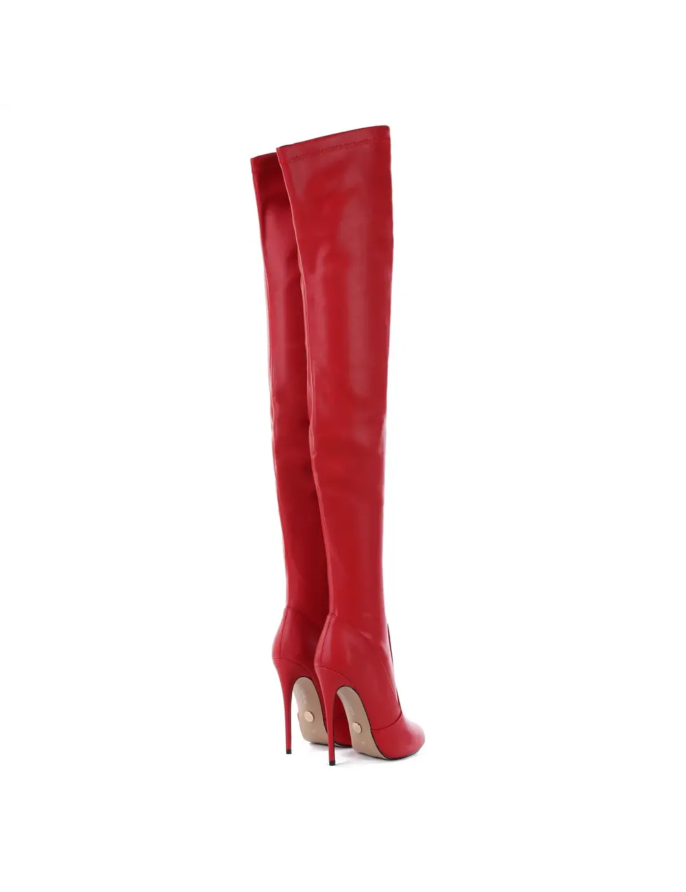 Giaro Giaro BELINDA ROTE MATTE OBERSCHENKELSTIEFEL