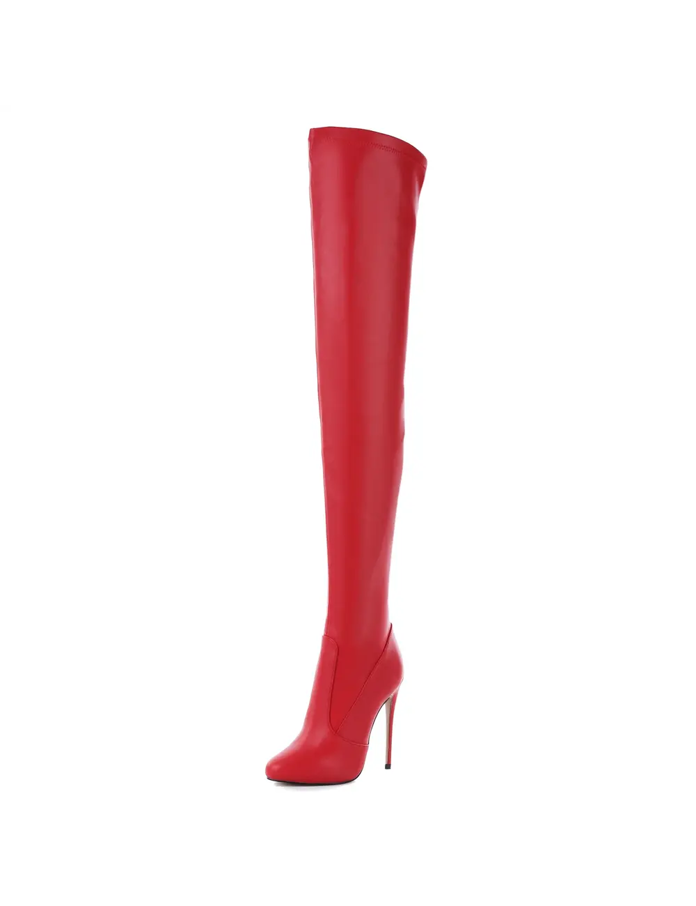 Giaro Giaro BELINDA RED MATTE THIGH BOOTS