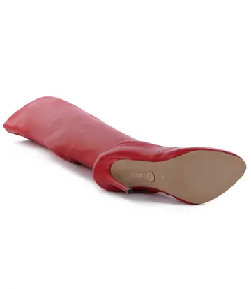 Giaro Giaro BELINDA ROTE MATTE OBERSCHENKELSTIEFEL