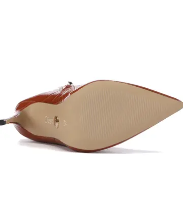 Giaro Giaro MILA | BRUINE CROCK | KNIE LAARZEN | Stiletto hakken