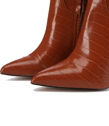 Giaro Giaro MILA | BRAUNER CROCK | KNIESTIEFEL | Stilettoabsätze