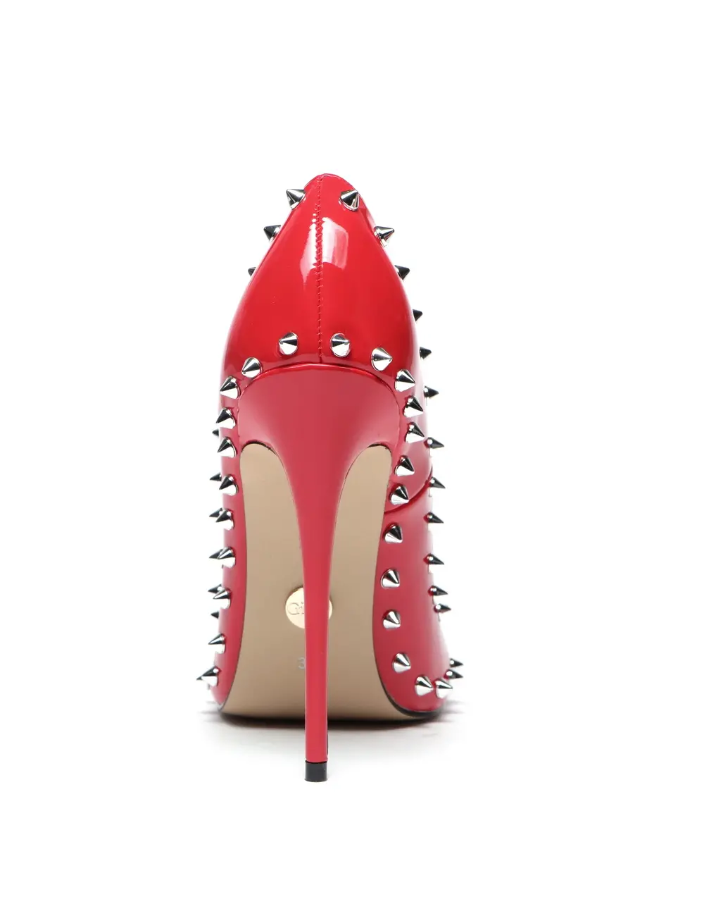 Giaro Giaro BLARE ROOD GLANZEND | pumps met studs