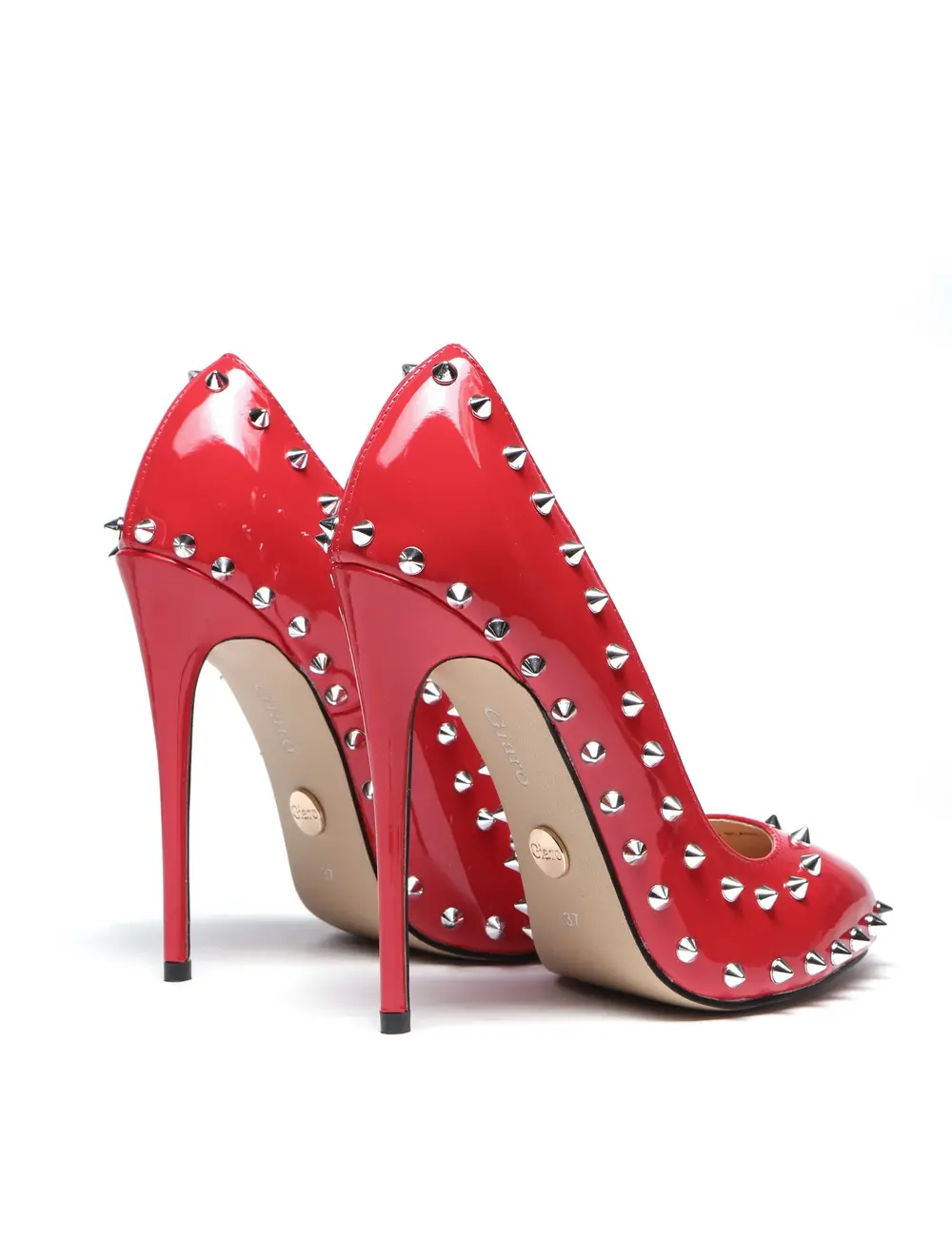 Giaro Giaro BLARE ROT GLÄNZEND | Pumps mit Nieten