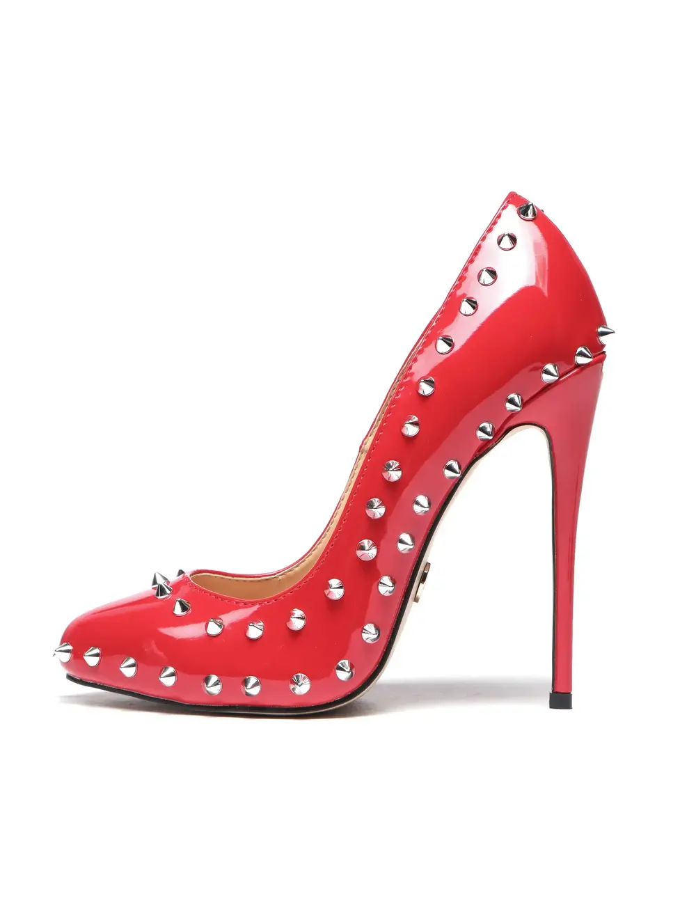 Giaro Giaro BLARE ROOD GLANZEND | pumps met studs