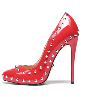 Giaro Giaro BLARE ROOD GLANZEND | pumps met studs