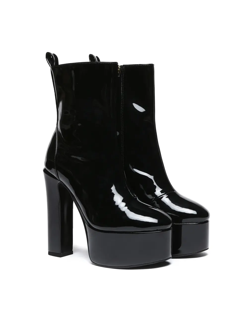 Giaro Giaro BAMARA BLACK SHINY | 14cm platform ankle boots