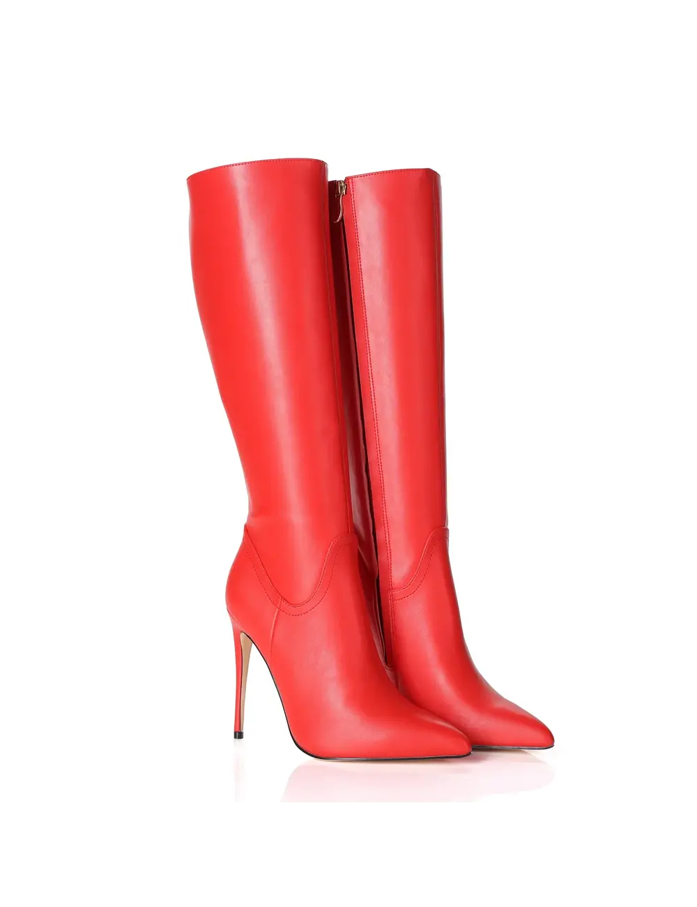Giaro Giaro MILA | ROT MATT | KNIESTIEFEL | Italienischer Stil