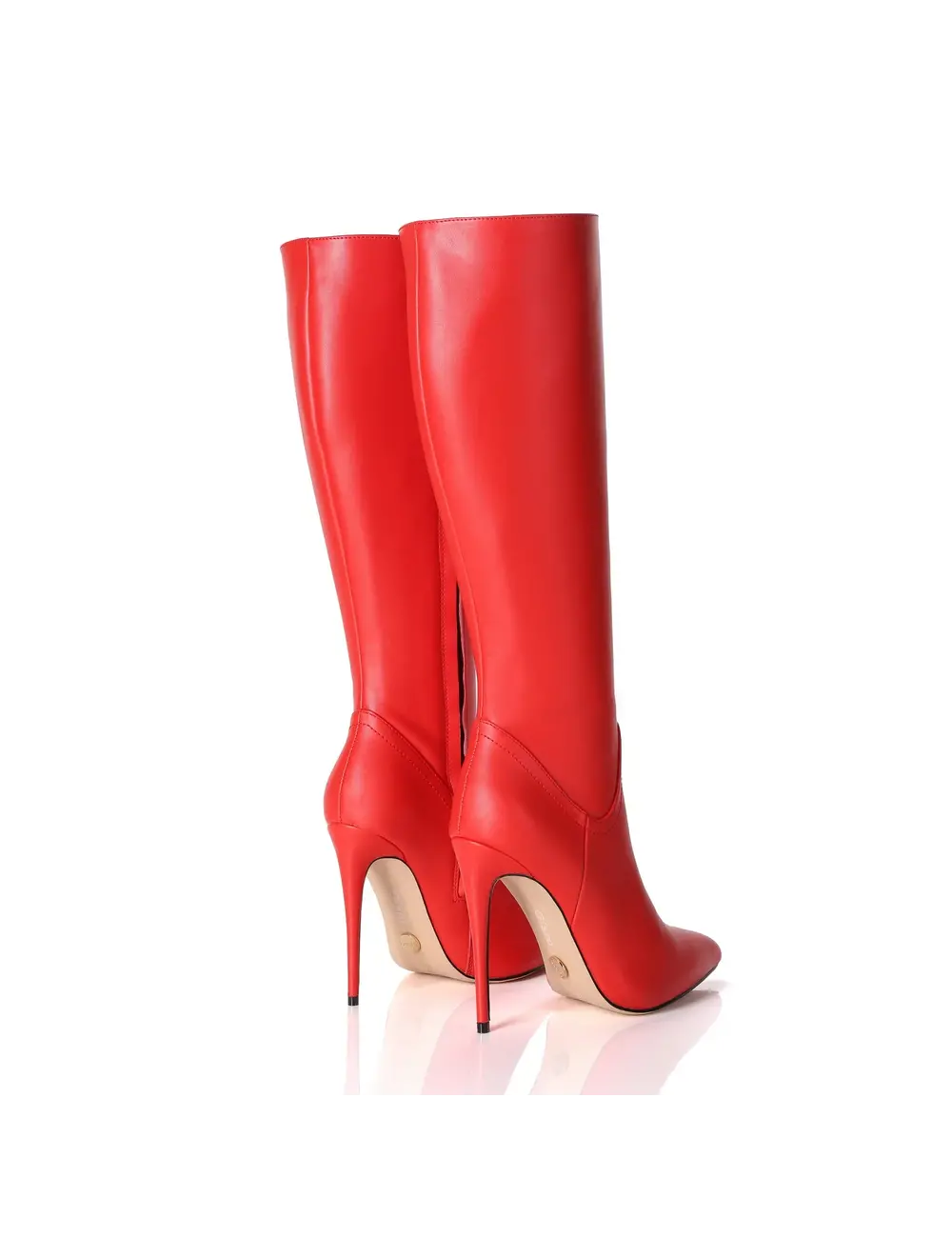 Giaro Giaro MILA | ROOD MAT | KNIE LAARZEN | Italiaanse Stijl