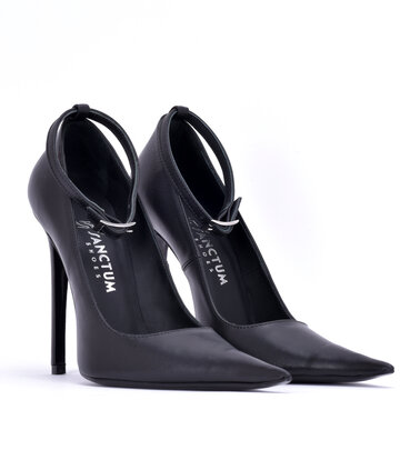 Sanctum Sanctum ANNE EXTREME SPITZE PUMPS MIT RIEMCHEN SCHWARZ NAPPA