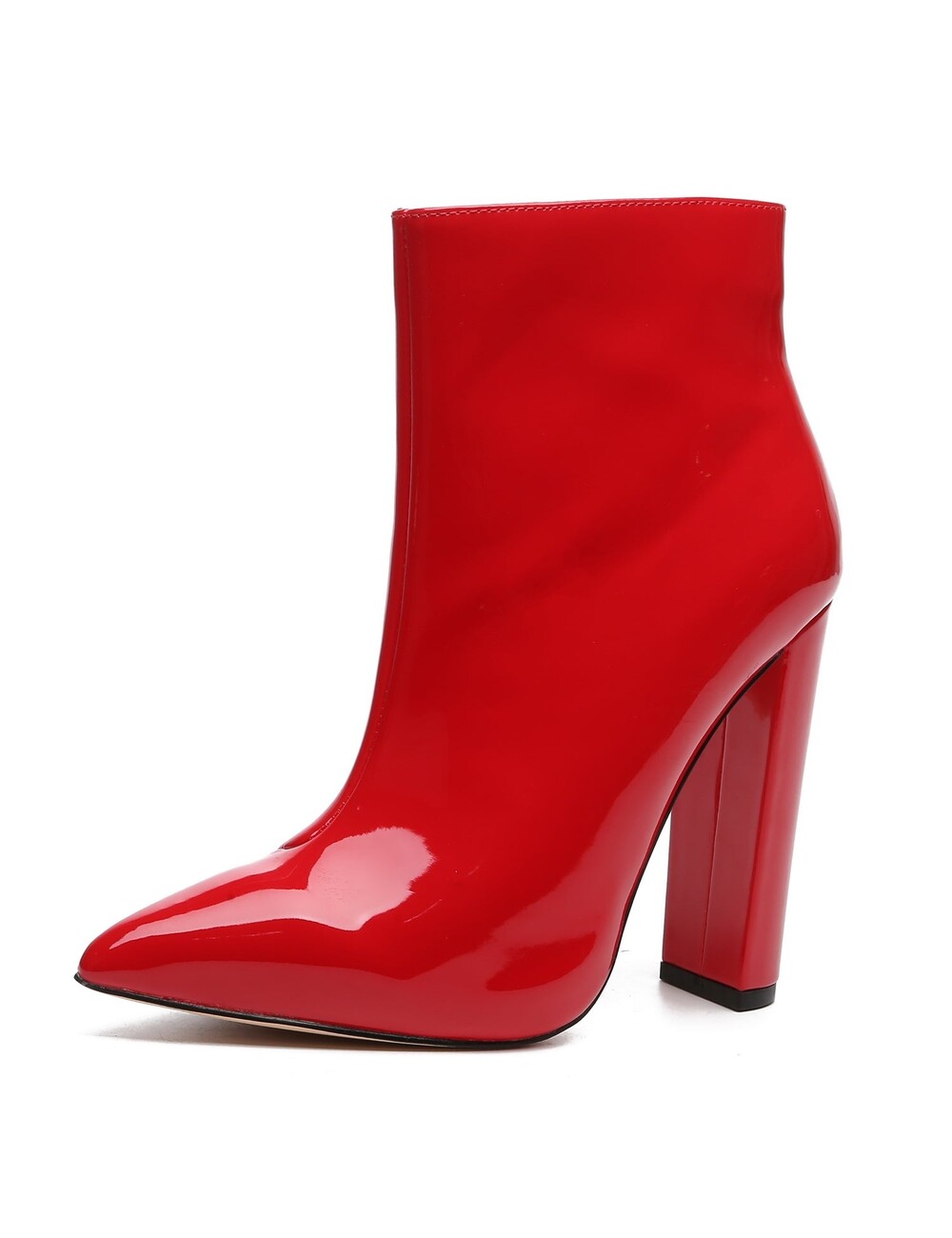 Giaro Giaro ALIA ROTE GLÄNZENDE STIEFELETTEN