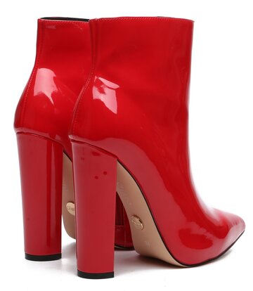 Giaro Giaro ALIA ROTE GLÄNZENDE STIEFELETTEN