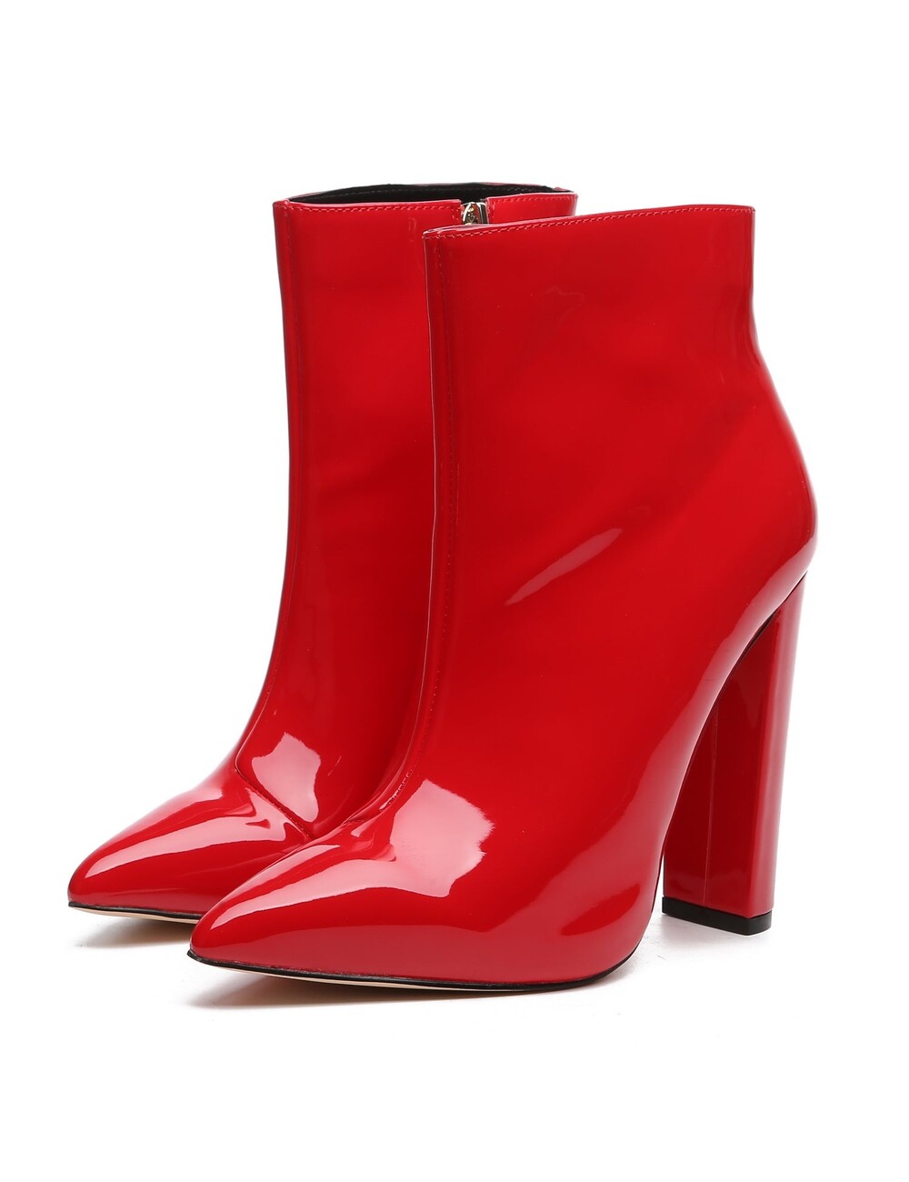 Giaro Giaro ALIA ROTE GLÄNZENDE STIEFELETTEN