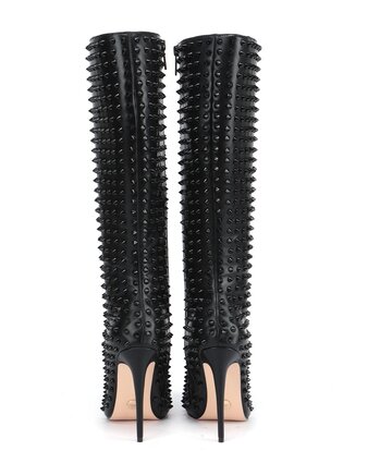 Giaro Giaro TRIBECA SCHWARZE KNIESTIEFEL MIT SCHWARZEN NIETEN