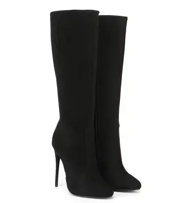 Giaro Giaro BRANDY SCHWARZE KNIESTIEFEL AUS VELOURS