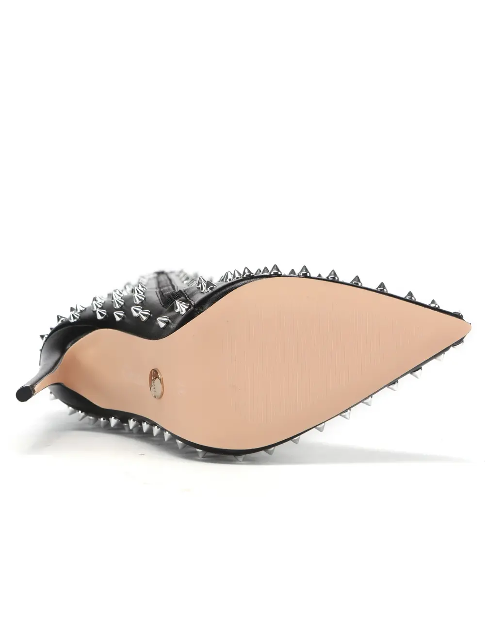 Giaro Giaro TRIBECA ZWARTE KNIE LAARZEN MET ZILVERE STUDS